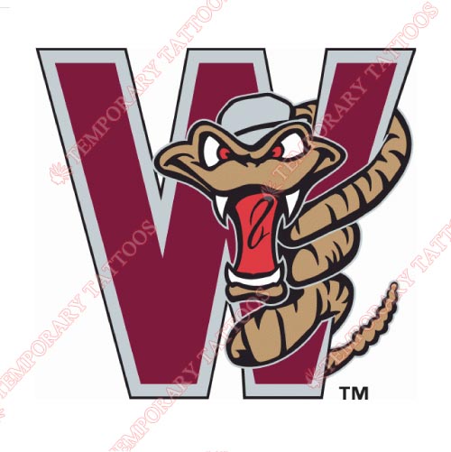 Wisconsin Timber Rattlers Customize Temporary Tattoos Stickers NO.8139
